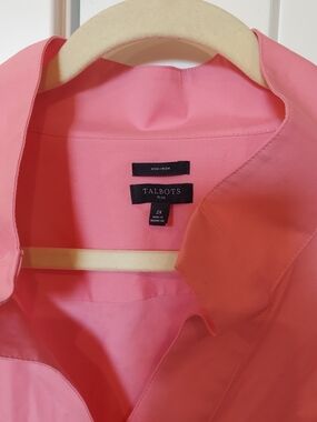 Talbots Plus Pink Pop Ovrr Tunic